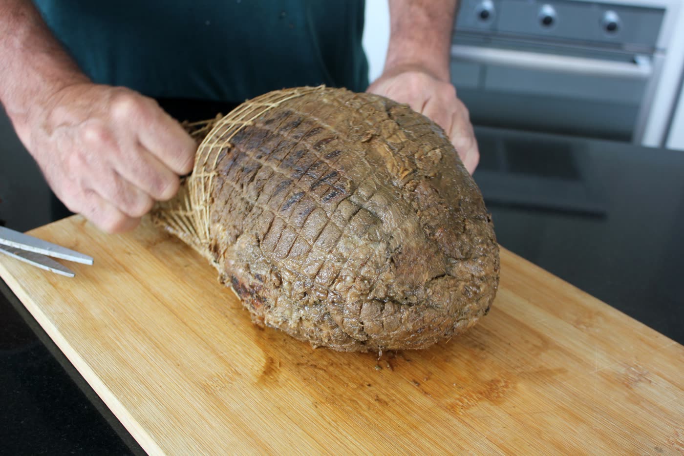 Pernil listo para destapar